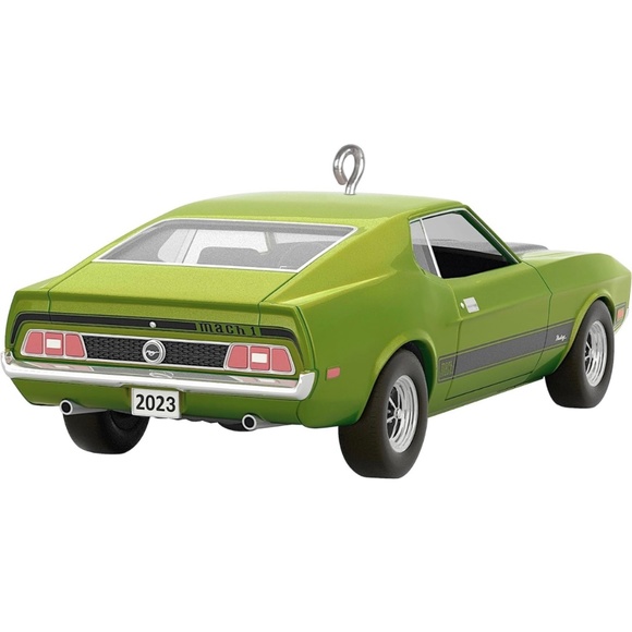 Hallmark Keepsake Ornament 1973 Ford Mustang Mach 1 Metal Ornament - Picture 6 of 6